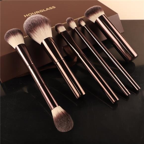 7pcs/set Hourglass Makeup brushes Powder Foundation Blush Eyeshadow - Picture 2 of 7